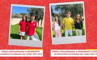 Cinco estudiantes del Colegio Los Naranjos han recibido el Premio Extraordinario al Rendimiento Académico en el curso 2022-2023 